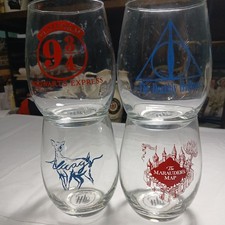 Lot of 4 Harry Potter Stemless