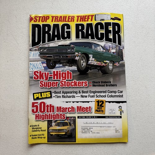 Drag racer magazine july 2008 - racer,