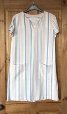 TU linen blend pink white blue