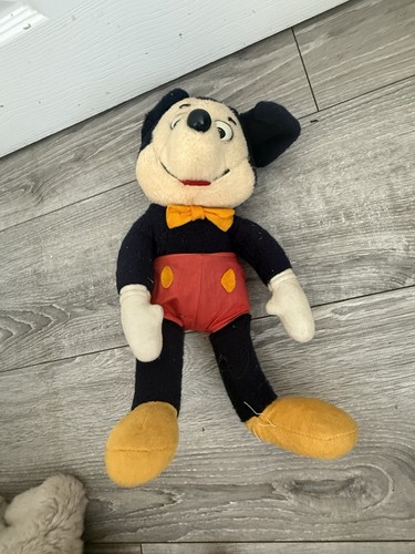 Vintage mickey mouse teddy - vintage,