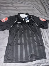 Black Umbro Referee Shirt Brand New with Tags