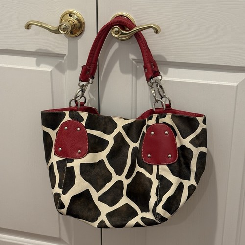 Large giraffe print faux - giraffe,
