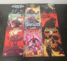 Job Lot Of 9 Marvel Graphic Novels Spiderman Carnage Thanos The Punisher 