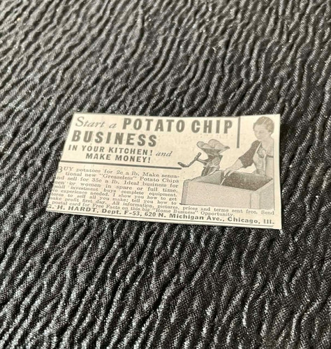 Potato chip business hardt - business, g