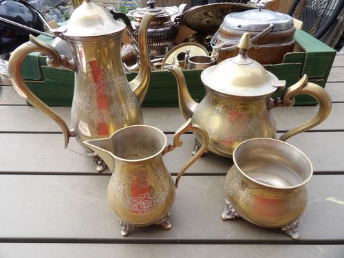 Vintage epns footed tea - vintage,