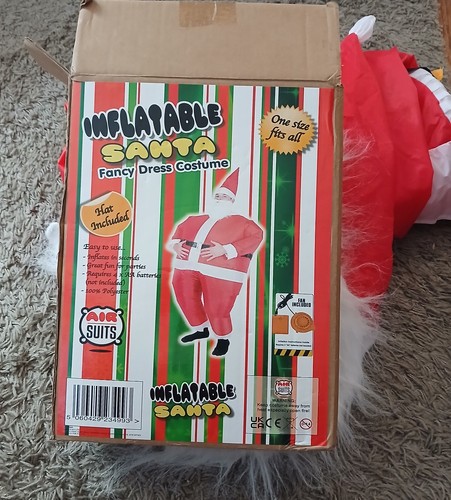 Inflatable santa fancy - santa, dress