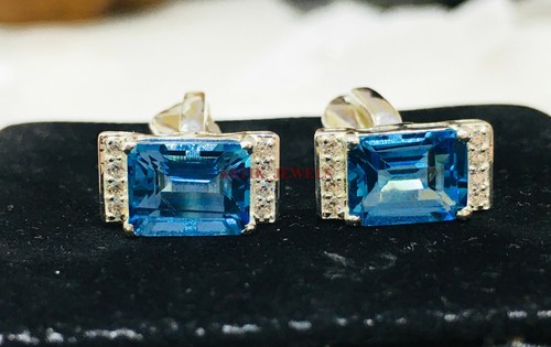 Natural blue topaz gemstone - natural,