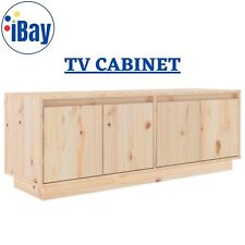 Solid Pine Wood TV Cabinet