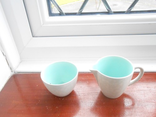 Poole pottery milk jug - , &