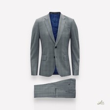 Paul Smith Check Suit Grey