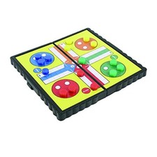 Magnetic Family Ludo Travel Board Game Set - 2 to 4 Players for Kids and Adults