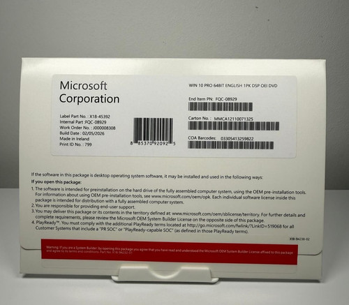 Windows pro 64bit - windows, english