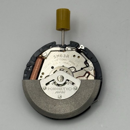 Seiko 5m63a kinetic watch - seiko,
