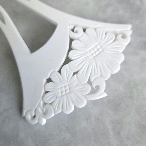 Japanese white color kanzashi - -white,