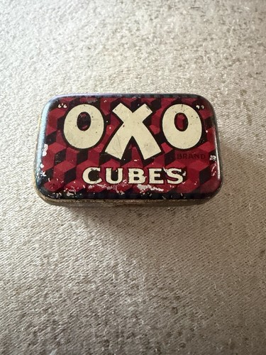 Vintage small oxo cube - vintage, storage