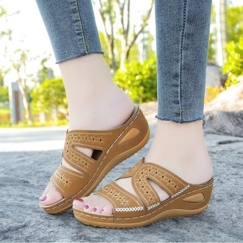 Non slip wedge sandals - non-slip, casual