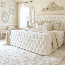 LOXLEY CHESTERFIELD QUEEN REGAL BED FRAME DOUBLE KING SUPER KING/ HANDMADE IN UK