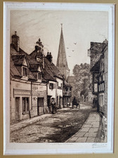 1898 Antique Etching