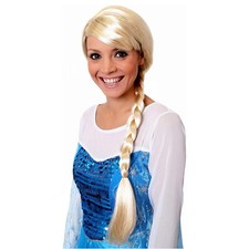 ADULTS PLAIT WIG BLONDE