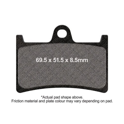 Ebc brake pad - ebc, front