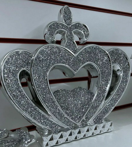 Silver crushed diamond - silver,