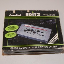 RETRO CAMLINK BABY EDIT2 VMX3800 STEREO AUDIO VISUAL VIDEO EDITING SYSTEM/MIXER