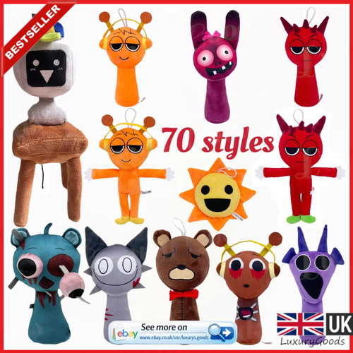 New sprunki stuffed plush - sprunki,