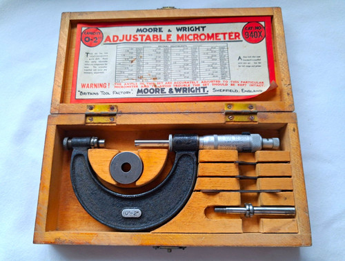 Moore wright 940x micrometer - wright,