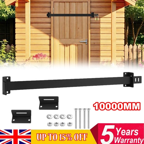 Black fishing shed lock - 1m,