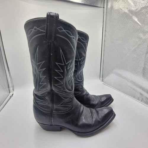 Tony lama black leather - tony,