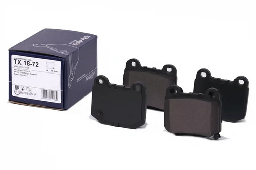 Brake pads rear axle 72 - axle, 18-72