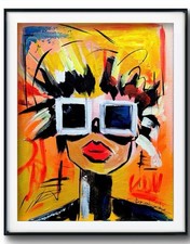 Portrait Graffiti 11x14 Canvas