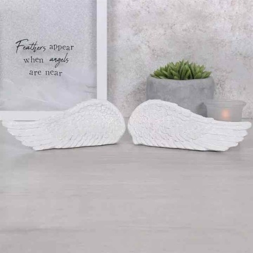 Pair white glitter - glitter, standing