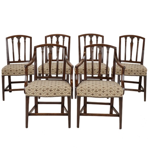 Set six georgian - of,