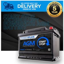 PowerPlus AGM 027 Start-Stop Car Battery 12v 60AH