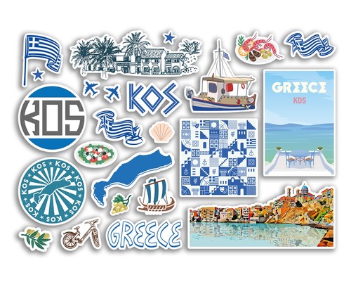 Sticker sheet kos - a5, vinyl