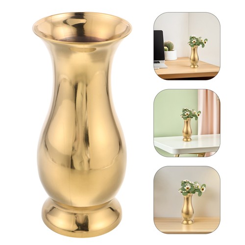 Stainless steel tall - stainless, vase