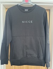 Nicce Black Jumper Sweatshirt