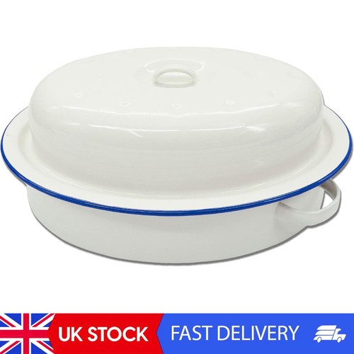 Enamel oval roasting - oval,