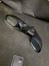 BLACK MANUAL MIRRORS FOR BMW E46 COUPE  & CONVERTIBLE CABRIO M3 STYLE