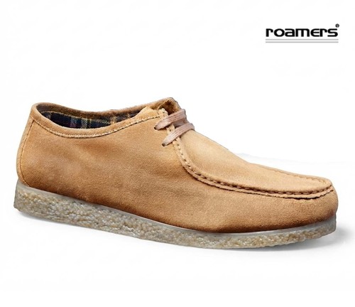 Mens leather suede memory foam - mens,