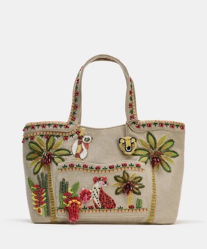 Zara maxi jungle animal beaded - zara,