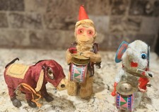 VTG 1950s Musical Wind Up Toys