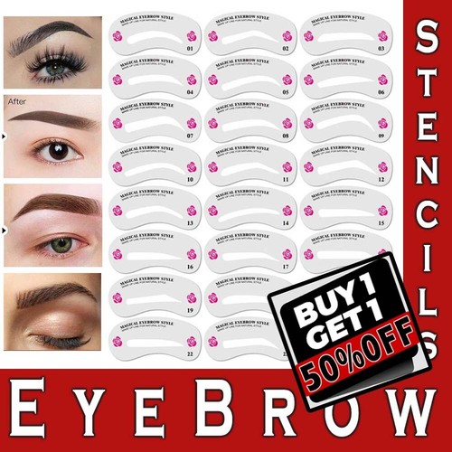 Eyebrow stencils shaper - stencils, make