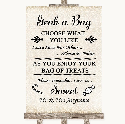 Shabby chic ivory grab - chic, a