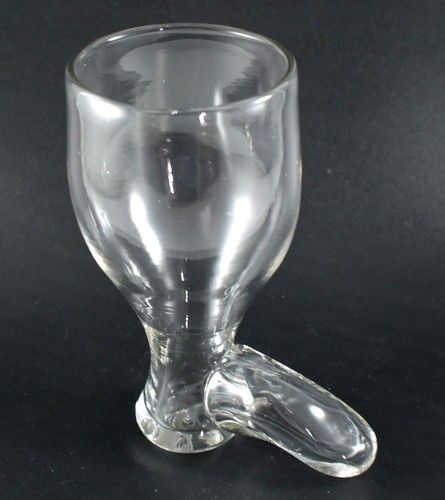 Antique georgian glass boot - antique,