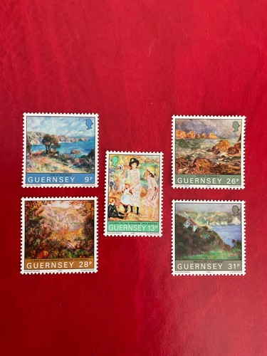 Stamps guernsey - qe, stamps,