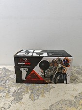 MotoFans Helmet Stand - Metal Wall Mount with 2 Hooks, Hanger for Motorbike Helm