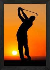 Golf Framed Wall Art Poster