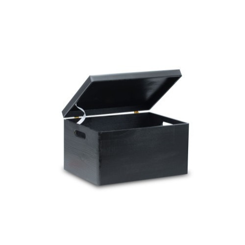 Large wooden black - large,